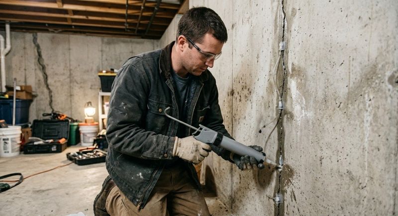 Basement Crack Repair in Dahlonega, GA