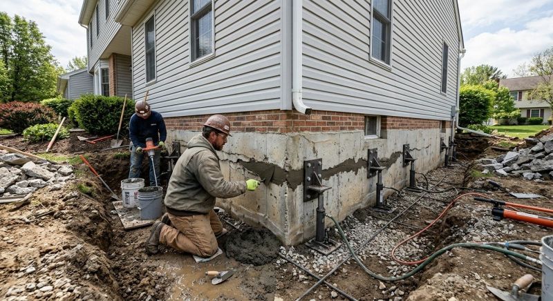 Basement Foundation Repair in Hall County, GA