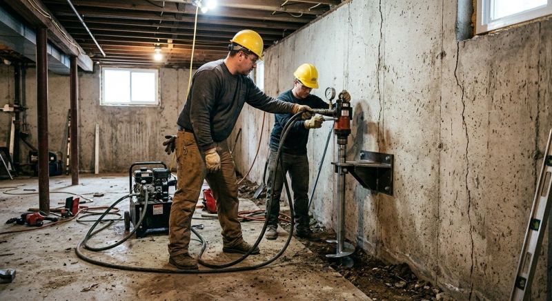 Basement Stabilization in Dahlonega, GA
