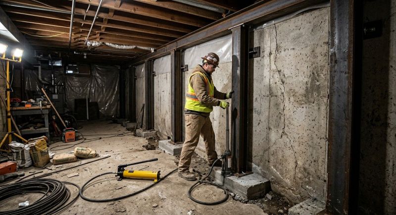Basement Stabilization in Dahlonega, GA