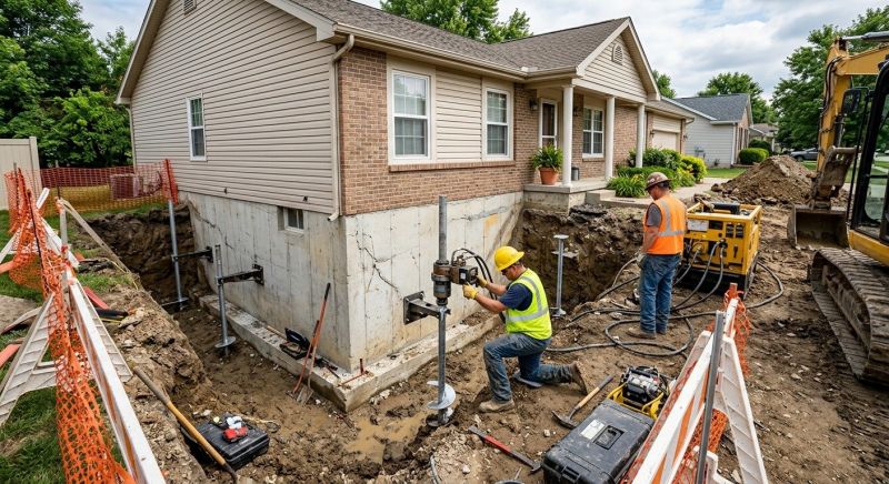 Building Foundation Repair in Lula, GA