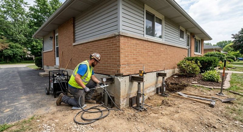 Concrete Foundation Leveling in Oakwood, GA