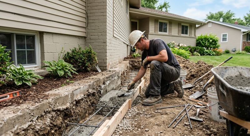 Concrete Foundation Repair in Oakwood, GA