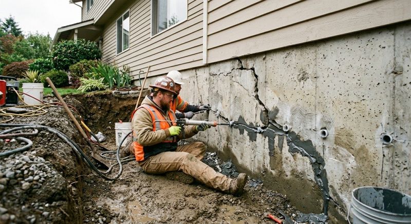 Cracked Foundation Repair in Demorest, GA