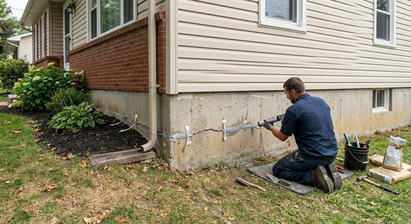 Cracked Foundation Repair in Gainesville, GA