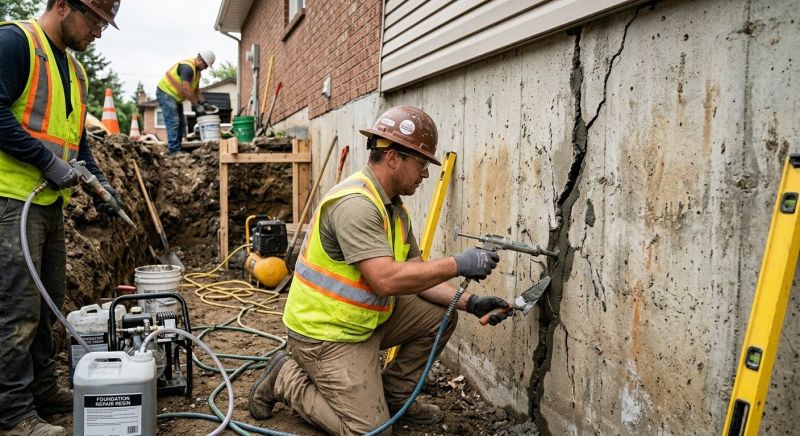 Cracked Foundation Repair in Helen, GA