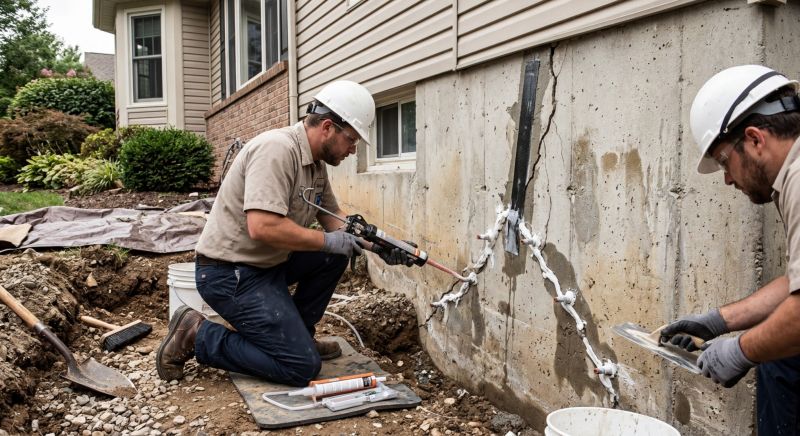 Cracked Foundation Repair in Suches, GA