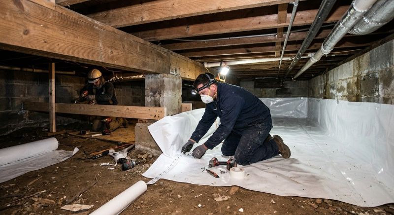 Crawl Space Leveling in Dahlonega, GA