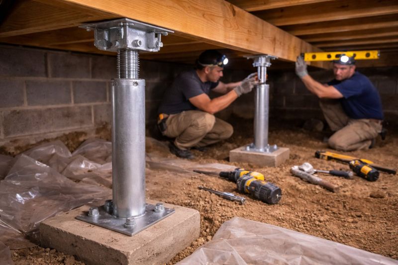Crawlspace Structural Repair in Dahlonega, GA
