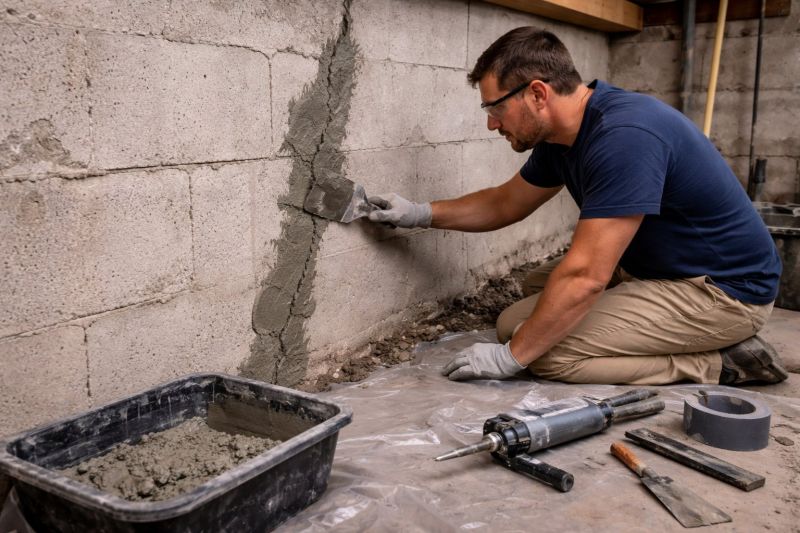 Foundation Crack Repair in Forsyth County, GA