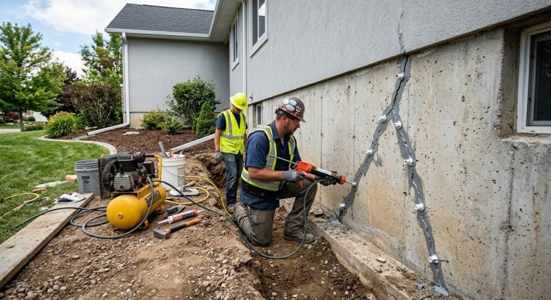 Foundation Crack Repair in White County, GA
