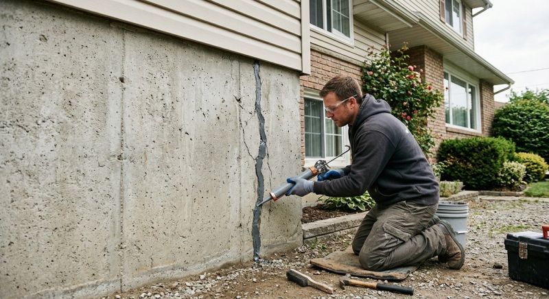 Foundation Crack Sealing in Dahlonega, GA