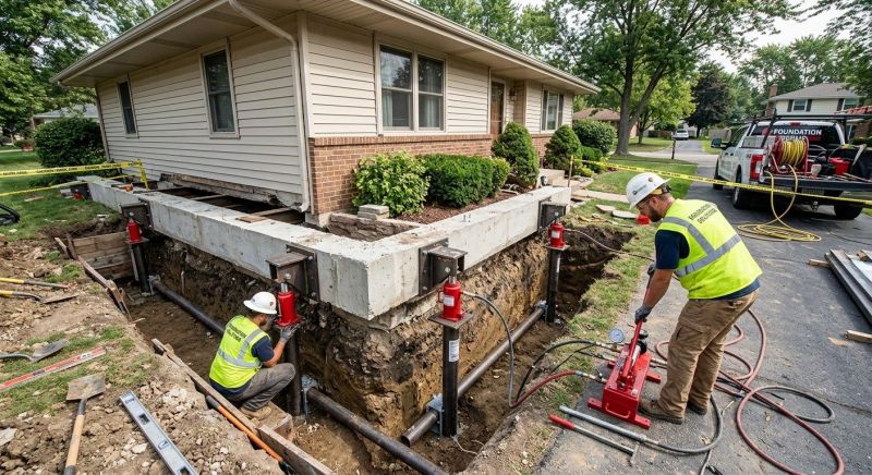 Foundation Jacking in Ball Ground, GA
