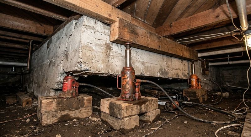 Foundation Jacking in Blairsville, GA