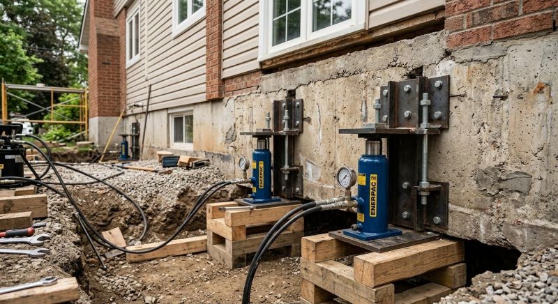 Foundation Jacking in Hall County, GA