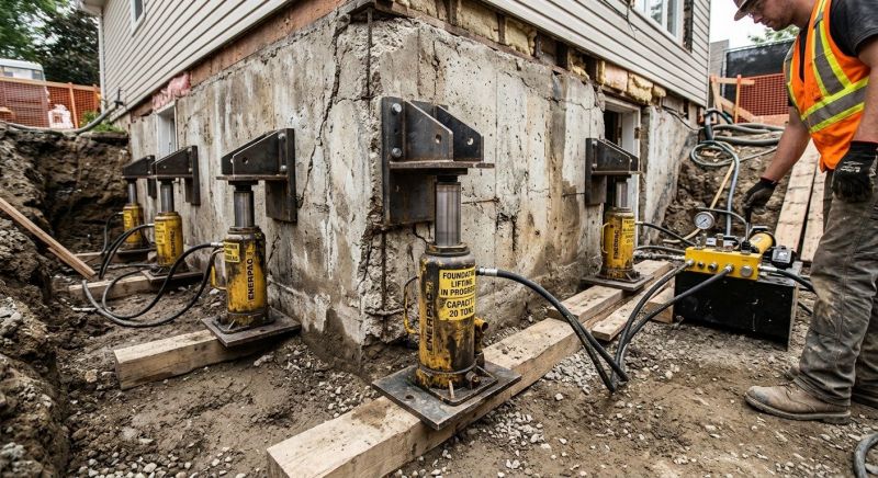 Foundation Jacking in Dahlonega, GA