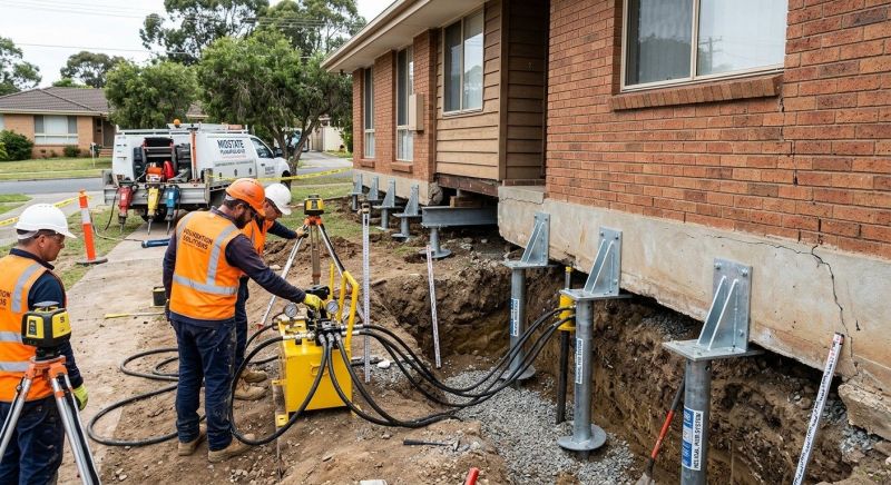Foundation Jacking in Lula, GA