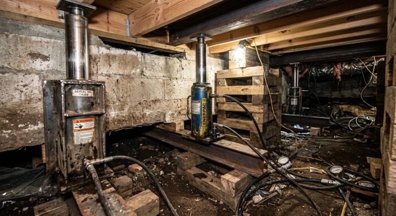 Foundation Jacking in Oakwood, GA