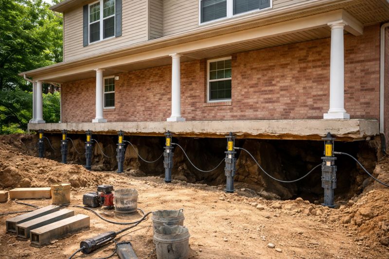 Foundation Jacking in Oakwood, GA