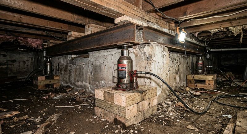 Foundation Jacking in Oakwood, GA