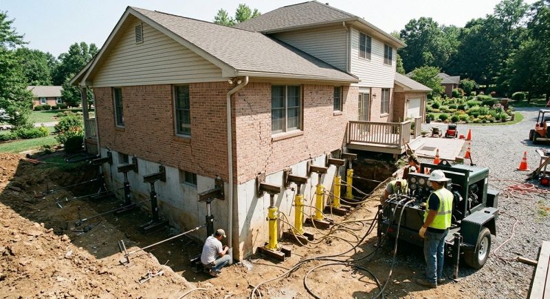 Foundation Jacking in Union County, GA
