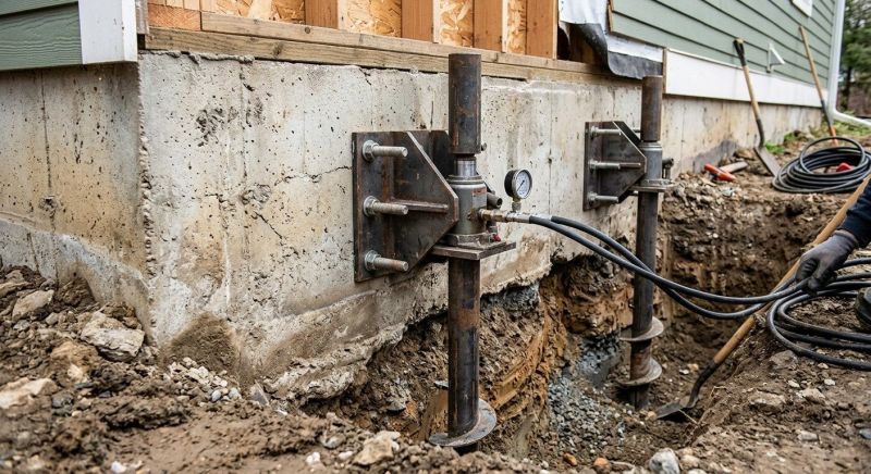Foundation Pier Leveling in Dahlonega, GA