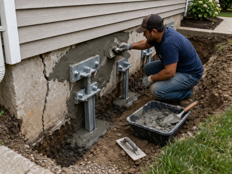 Foundation Pier Repair in Dahlonega, GA