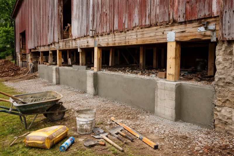 Foundation Renovation in Dahlonega, GA