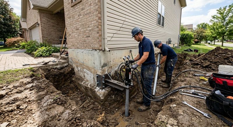 Foundation Settlement Repair in Dahlonega, GA