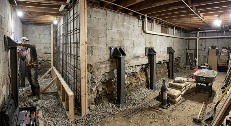Foundation Stabilizing in Lula, GA