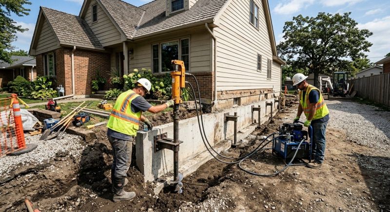 Foundation Strengthening in Dahlonega, GA
