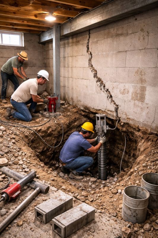 Foundation Structural Repair in Hall County, GA