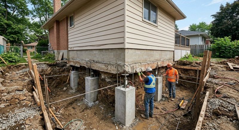 Foundation Underpinning in Dahlonega, GA