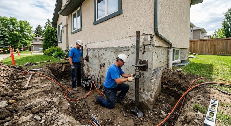 Helical Piers Installation in Dahlonega, GA