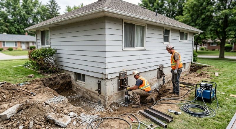 House Foundation Repair in Dahlonega, GA