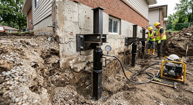 Sinking Foundation Lifting in Dahlonega, GA