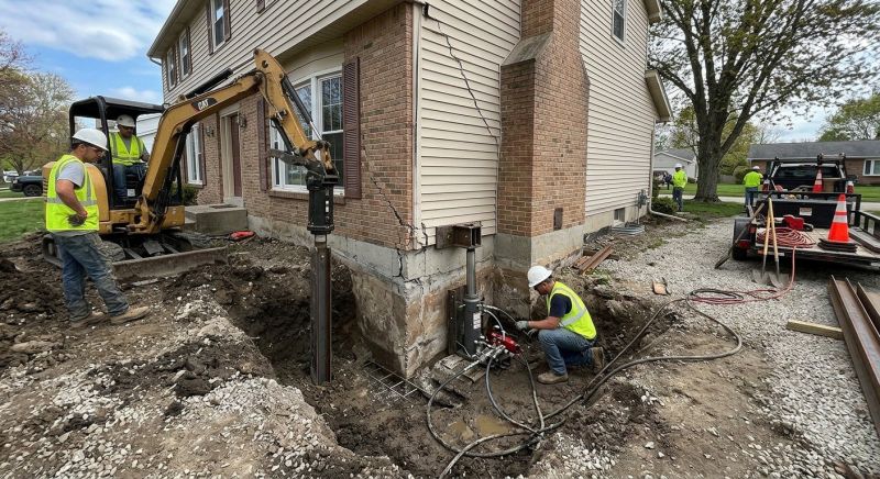 Sinking Foundation Repair in Flowery Branch, GA