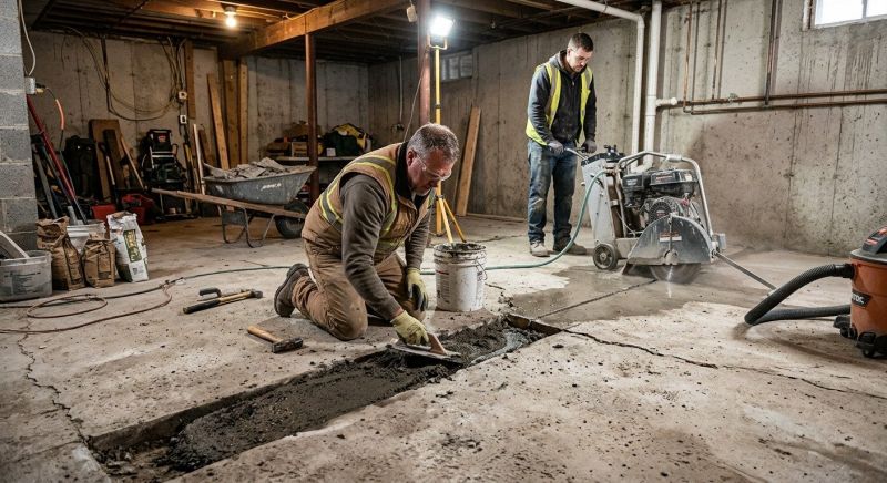 Slab Foundation Repair in Dahlonega, GA