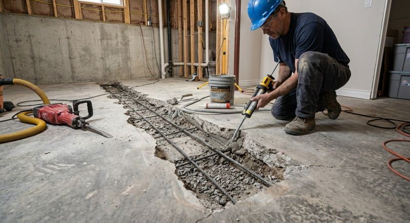 Slab Foundation Repair in Dahlonega, GA