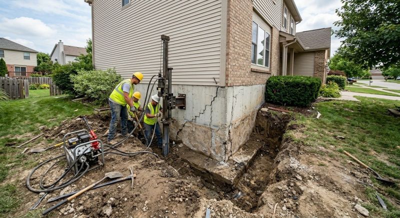 Structural Foundation Repair in Oakwood, GA