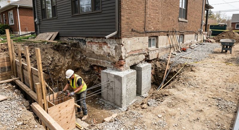 Structural Underpinning in Dahlonega, GA