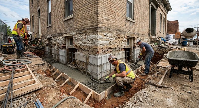 Underpinning Repair in Dahlonega, GA